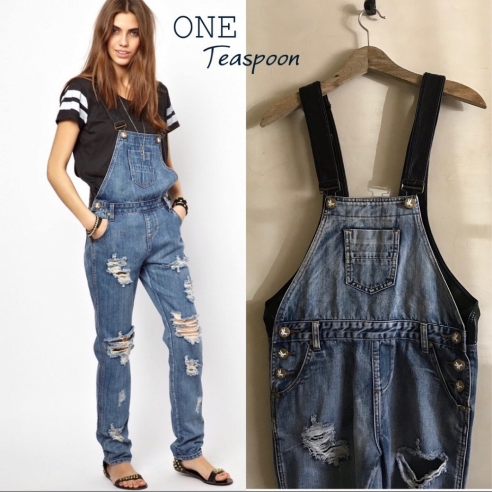 One Teaspoon Awesome Overalls